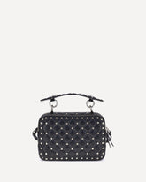 Rockstud Spike Shoulder Bag - BLACK | Base Blu