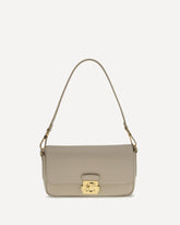 Borsa a Spalla C-Me Lock medium  - BEIGE | Base Blu