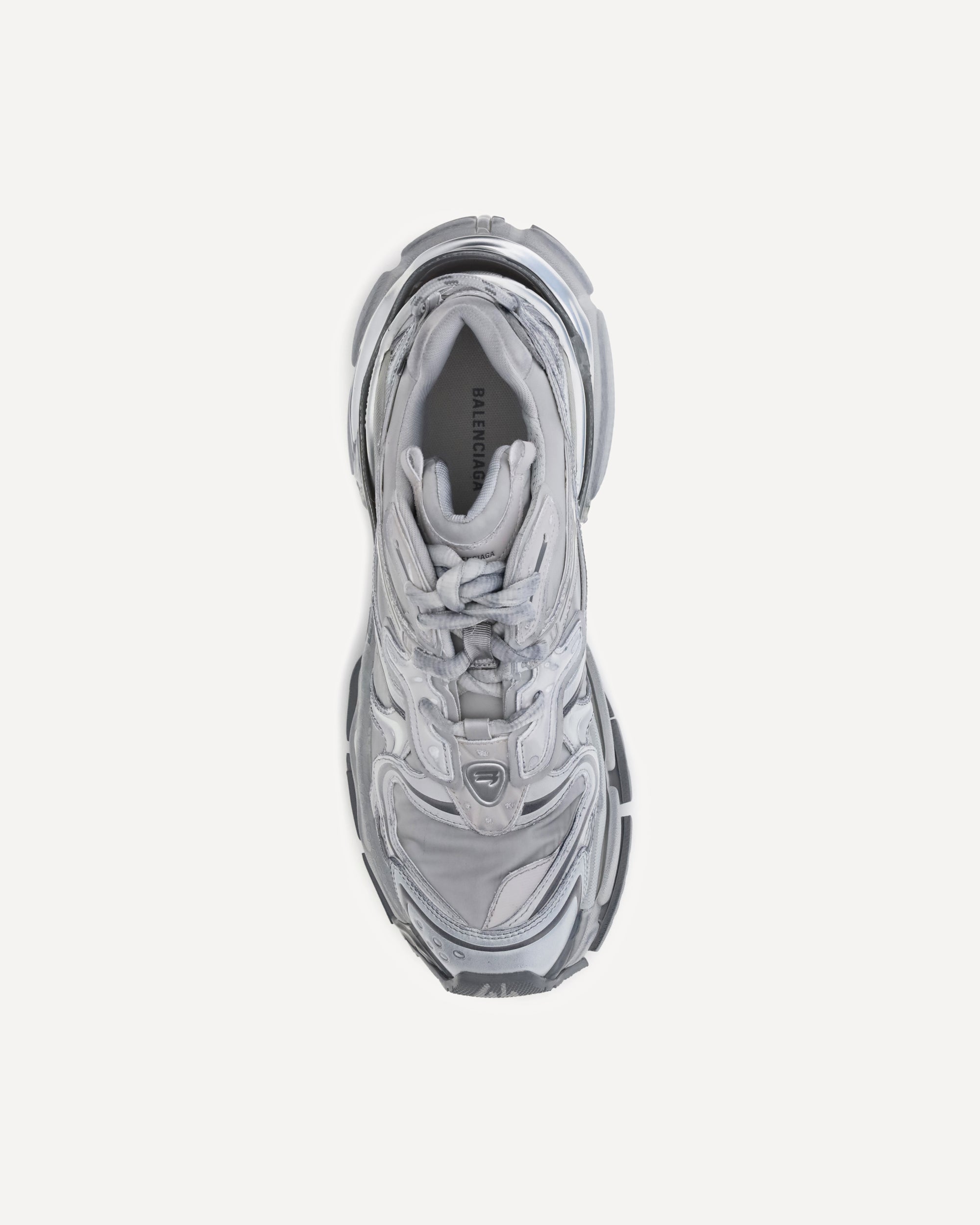 BALENCIAGA Runner 2 Sneakers GREY | Base Blu BALENCIAGA Runner 2 Sneakers GREY | Base Blu