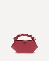 Bou Handbag in grained leather - RED | Base Blu