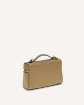 Romy Slim Top Handle Bag - BEIGE | Base Blu