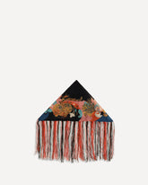 Floral fringed paisley Scarf - MULTICOLOUR | Base Blu