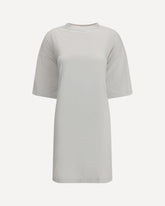 Abito T-Shirt semiaderente in jersey dry - BIANCO | Base Blu