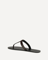 Babylone thong Sandals - BROWN | Base Blu