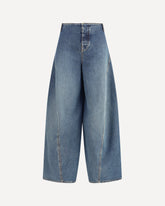 Pantaloni Cargo in Denim - BLU | Base Blu