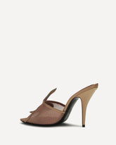 Sandali slide Coeur Vipère in rete - ROSA | Base Blu
