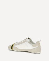 Sneakers Wrap in suede e tessuto - GRIGIO | Base Blu