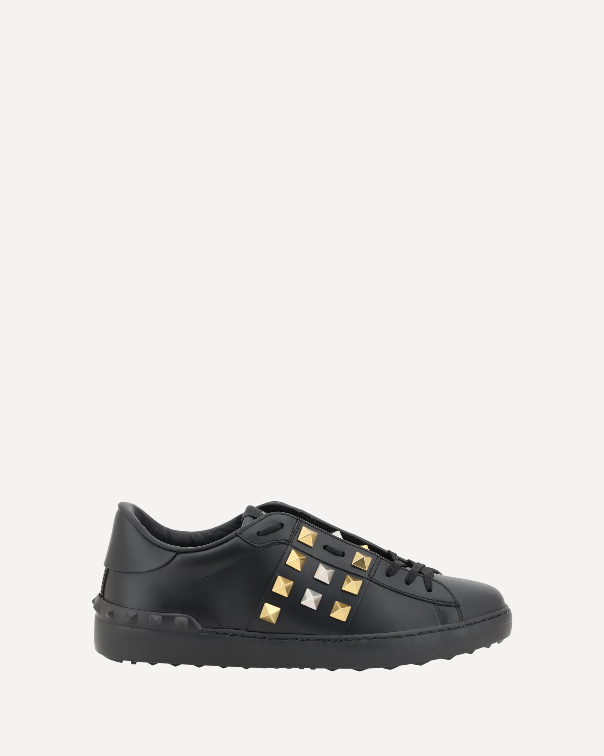 Valentino Garavani★ブラック Rockstud スニーカー VALENTINO GARAVANI Rockstud Sneakers BLACK | Base Blu