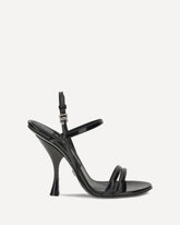 Keira leather Sandals - BLACK | Base Blu