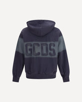 Spray Logo Hooded Sweatshirt - GREY | Base Blu