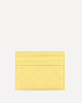 Leather Card Holder - YELLOW | Base Blu