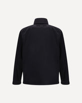 Bomber Jacket with zip and snap buttons closure - BLACK | Base Blu