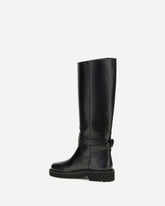 VLogo Signature calfskin High Boots - BLACK | Base Blu