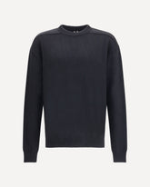 Maglione con cuciture a vista - NERO | Base Blu