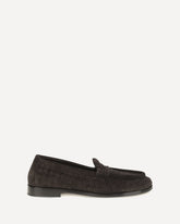 Silenzio Intrecciato Loafers - BROWN | Base Blu