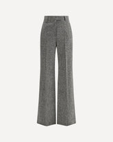 Bottonato Natté Wool Trousers - GREY | Base Blu