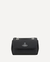 Borsa a Spalla con placca Orb - NERO | Base Blu