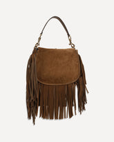 Medium Pony Shoulder Bag - BROWN | Base Blu