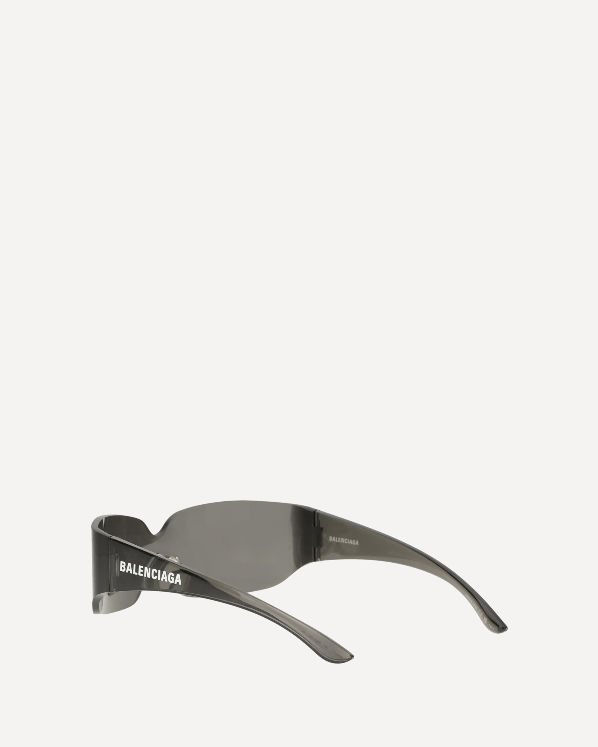 BALENCIAGA Mono Square Sunglasses BLACK | Base Blu
