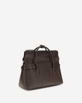 5AC Medium Handbag - BROWN | Base Blu