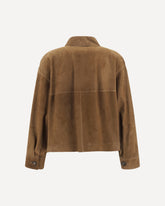 Suede Jacket - BROWN | Base Blu