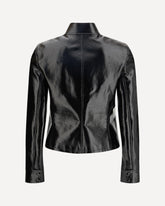City vinyl Jacket - BLACK | Base Blu