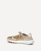 Leather Sneakers - BEIGE | Base Blu