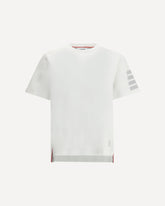 T-Shirt horizontal bands - WHITE | Base Blu