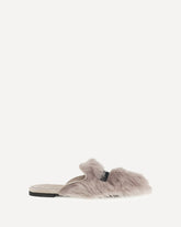 Mules in montone - GRIGIO | Base Blu