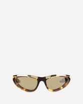Prisma cat-eye Sunglasses - BROWN | Base Blu