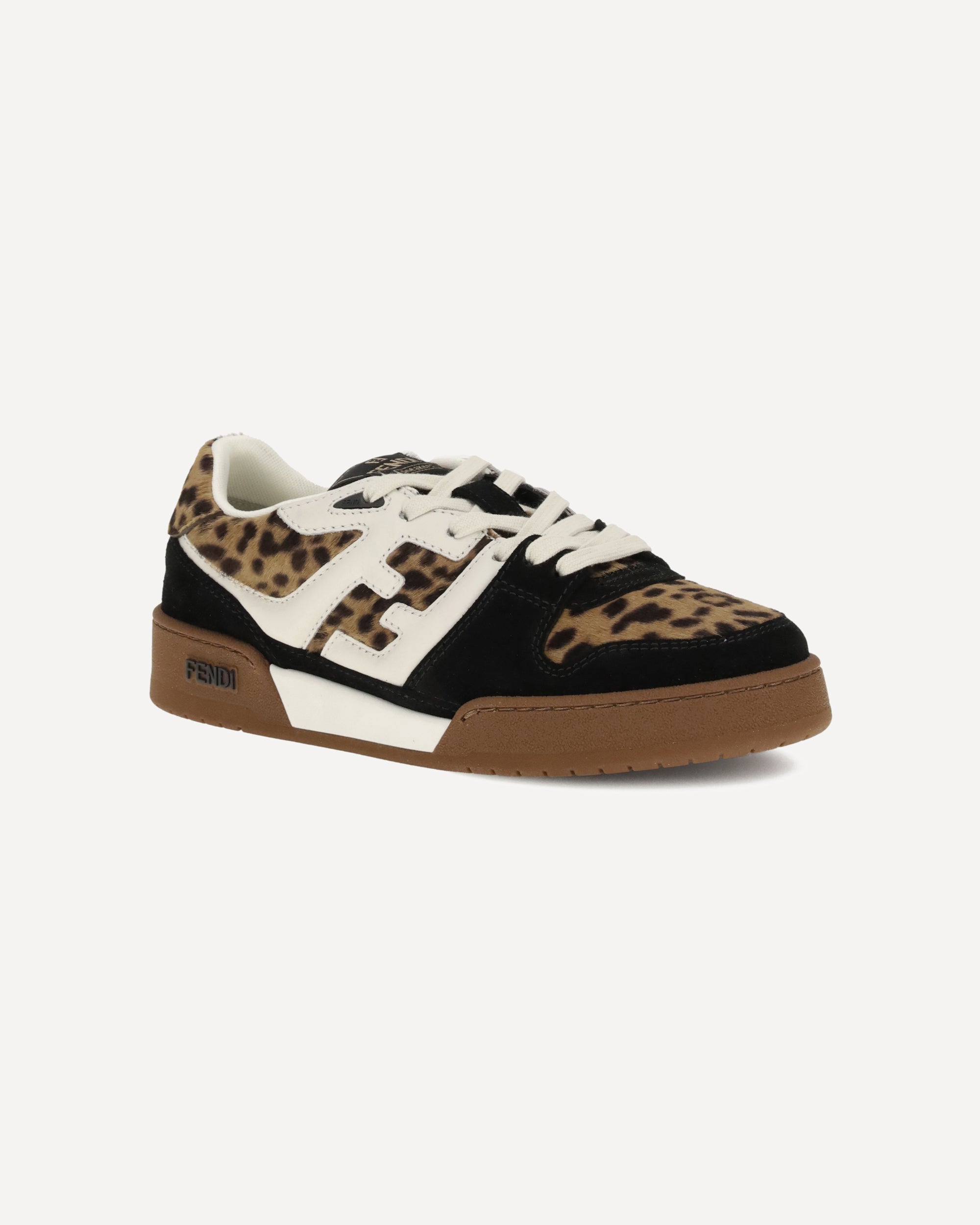FENDI Match Sneakers BROWN | Base Blu
