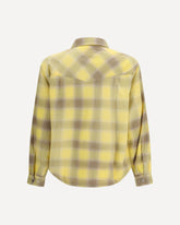 Flannel Check Shirt - YELLOW | Base Blu
