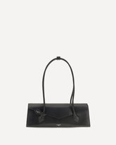 Medium Le Teckel Flap Shoulder Bag - BLACK | Base Blu