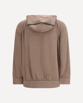 Cotton hooded Sweatshirt - BROWN | Base Blu