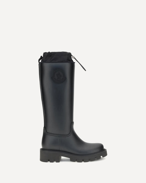 MONCLER Kickstream High rain Boots BLACK | Base Blu