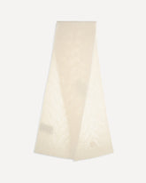 Tricot alpaca and cashmere-blend Scarf - CREAM | Base Blu