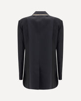 Blazer doppiopetto con doppio revers - NERO | Base Blu