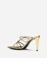 Gz Key Mule 90 Sandals - GOLD | Base Blu