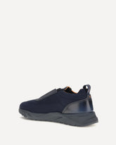 Stretch fabric Sneakers - BLUE | Base Blu