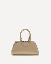 Small East-West Antigona Handbag - BEIGE | Base Blu