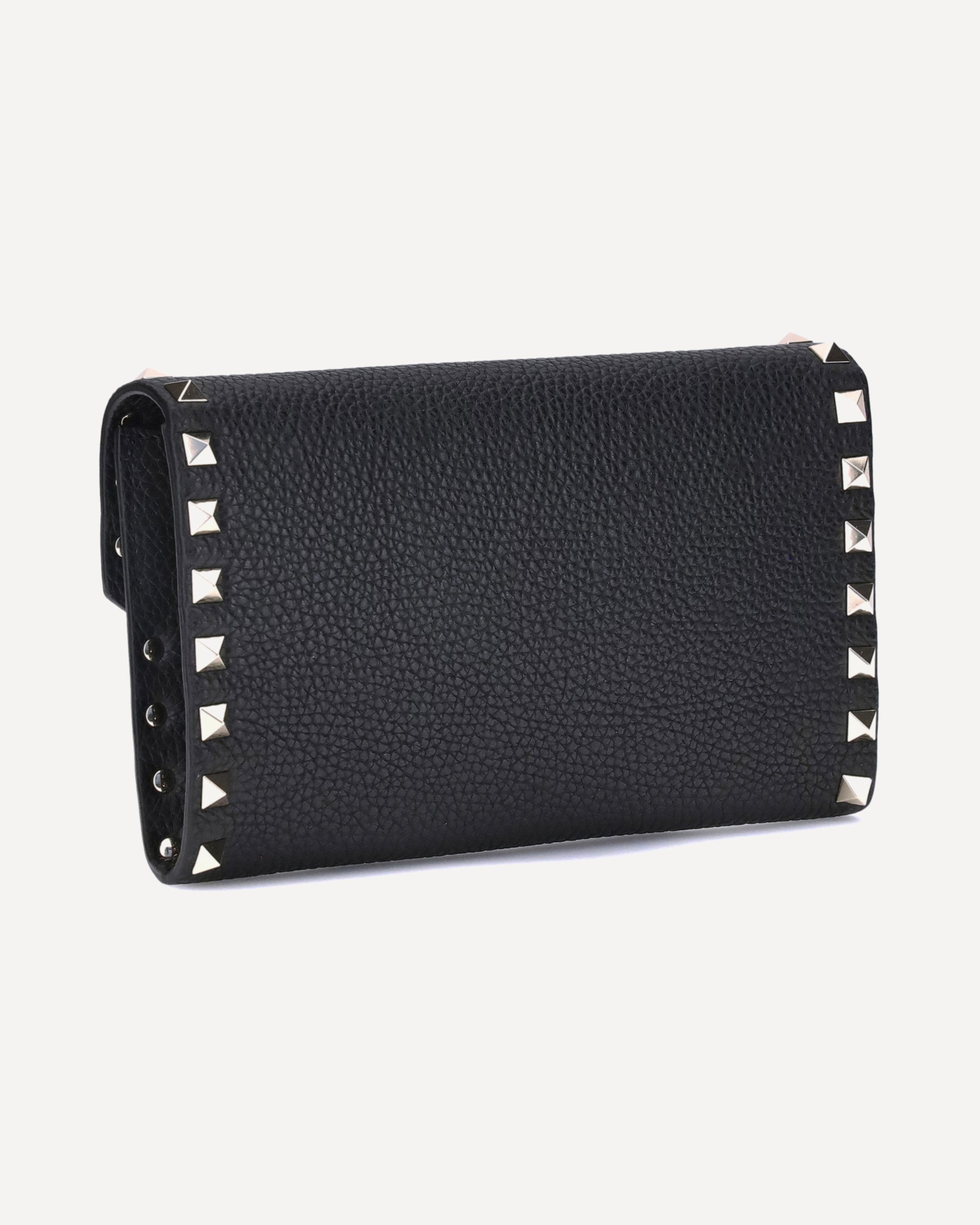VALENTINO GARAVANI Wallet with chain BLACK | Base Blu