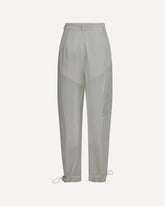 Nacy Pants with lace inserts - WHITE | Base Blu