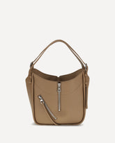 Hammock Flip leather Handbag - BROWN | Base Blu