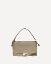 Borsa a Spalla Baguette Soft in nappa - BEIGE | Base Blu