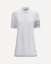 Piqué Polo Dress - WHITE | Base Blu