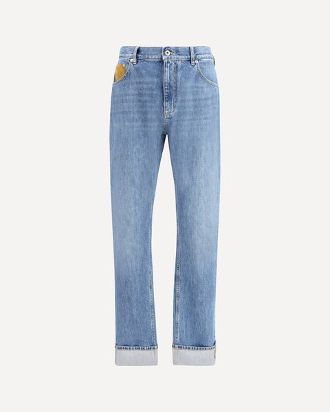 BOTTEGA VENETA Straight Jeans BLUE | Base Blu