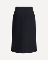 Belted midi Skirt - BLACK | Base Blu