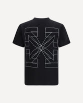 T-shirt Big Double Arrow - NERO | Base Blu