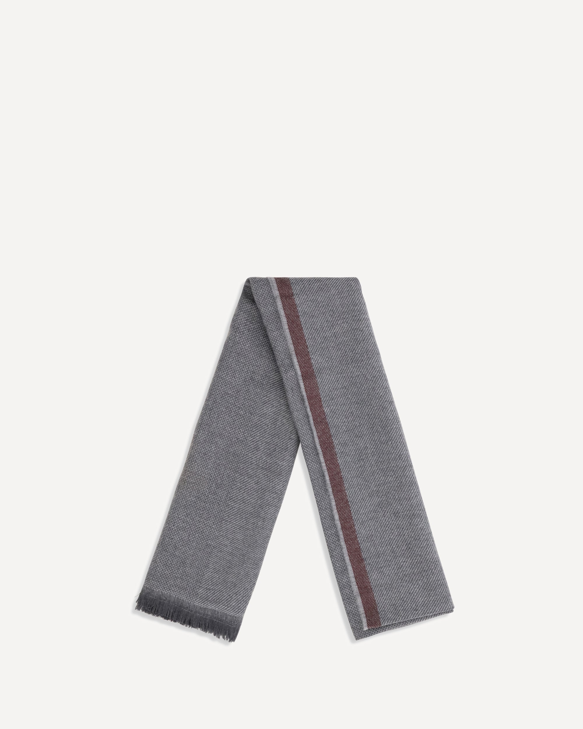BRUNELLO CUCINELLI Cashmere Scarf GREY | Base Blu