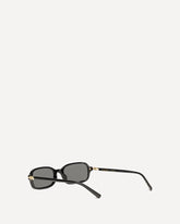 Rectangular VG0047S Sunglasses - BLACK | Base Blu